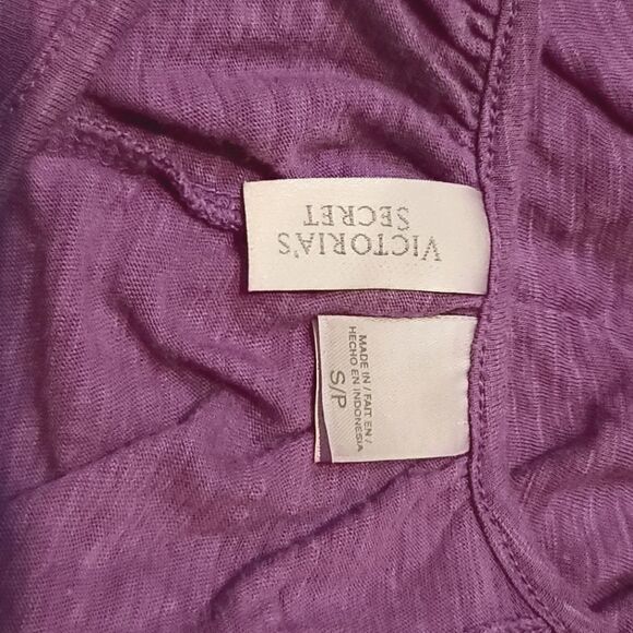 Victoria's Secret Purple Drawstring Tank Small - Picture 4 of 4